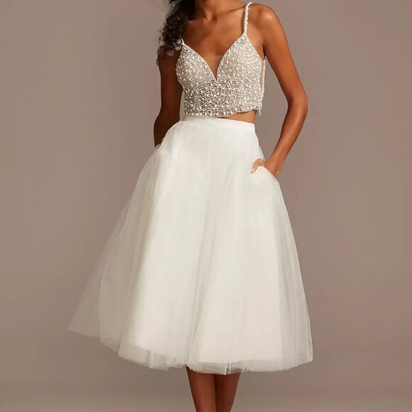 DB Studio Embellished Wedding Top - Picture 3 of 14